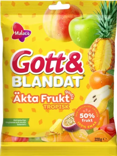 Gott & blandat Äkta Frukt Tropisk