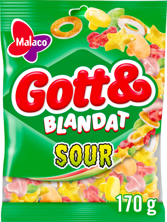 Malaco Gott & Blandat Sur 27x170g