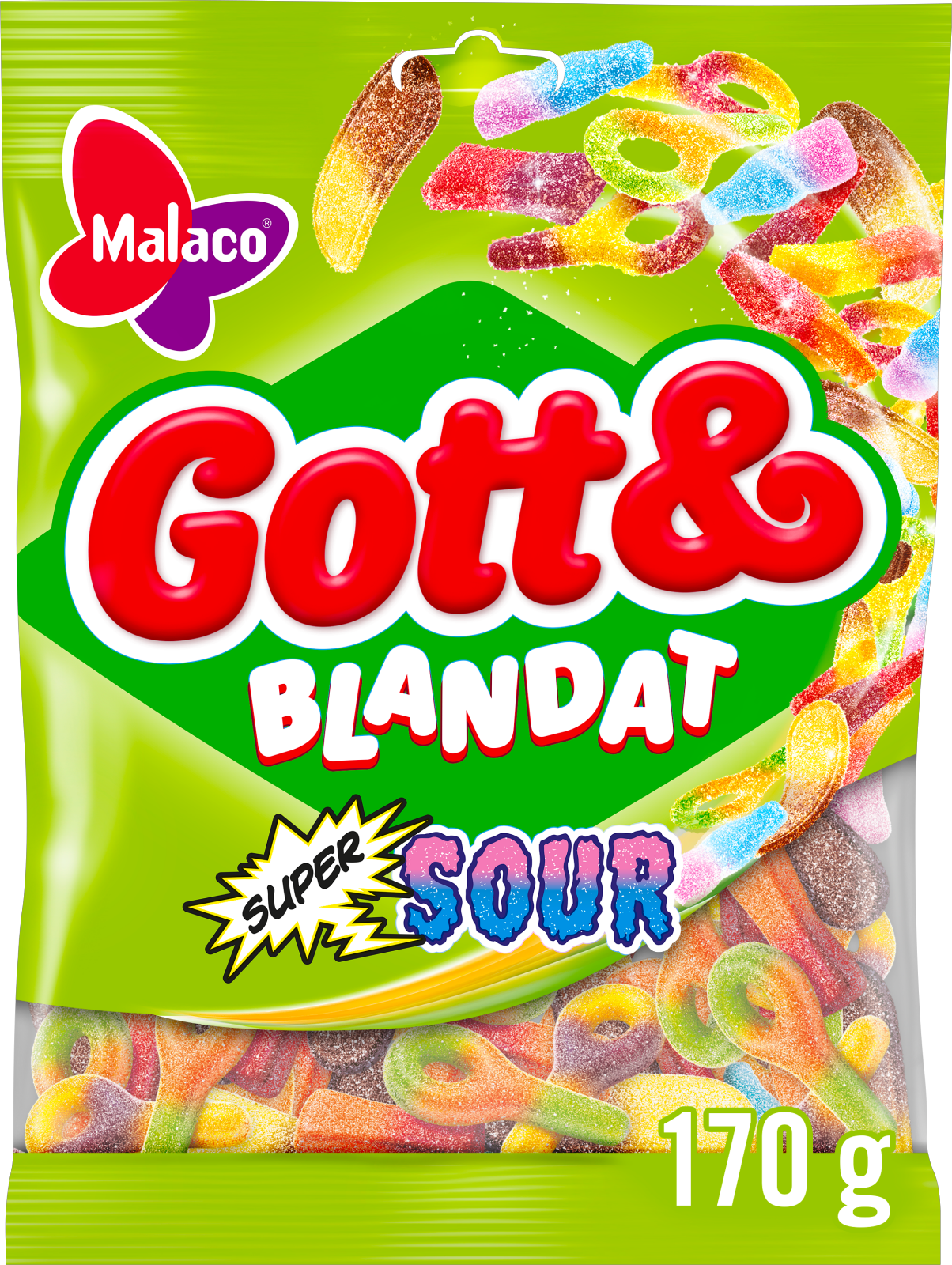 Malaco Gott & Blandat Supersur 30x130g