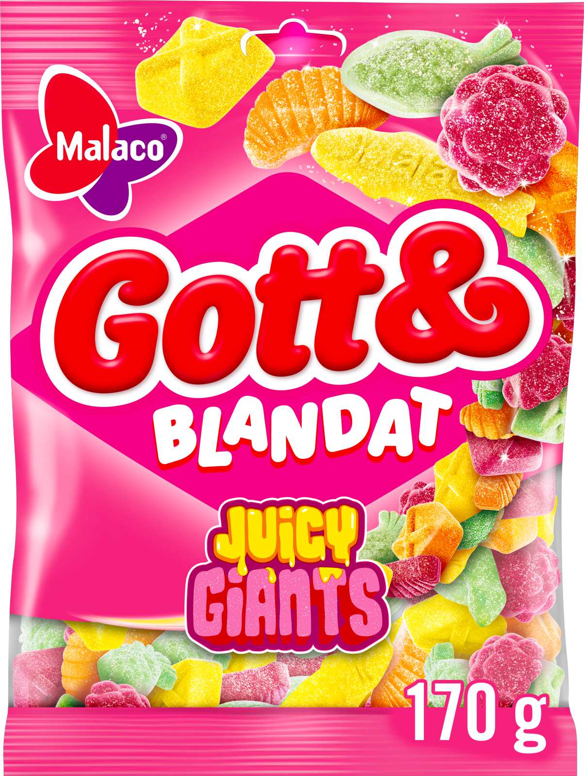 Malaco Gott & Blandat Juicy Giants 27x170g