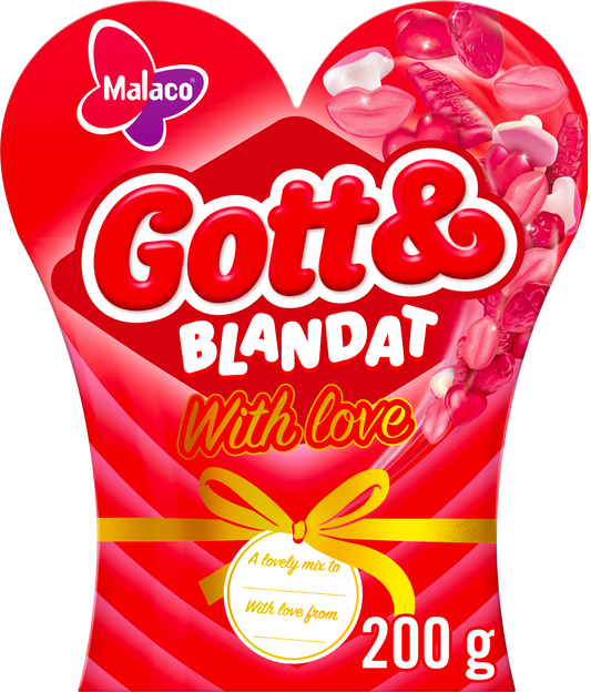 Malaco Gott & Blandat with Love 6x200g