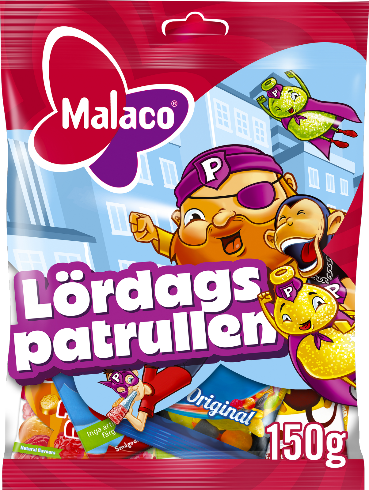 Malaco Lördagspatrullen 16x150g