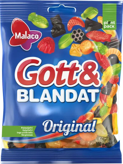 Malaco Gott & Blandat Original 36x160g