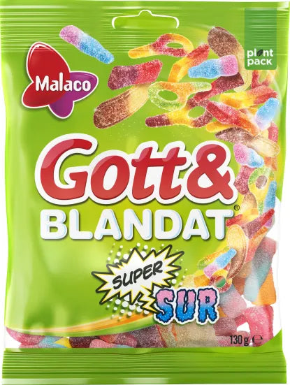 Malaco Gott & Blandat Supersur 30x130g