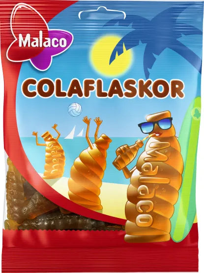 Malaco Colaflaskor 28x95g