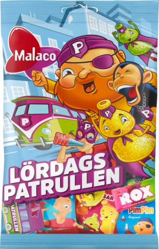 Malaco Lördagspatrullen 16x155g